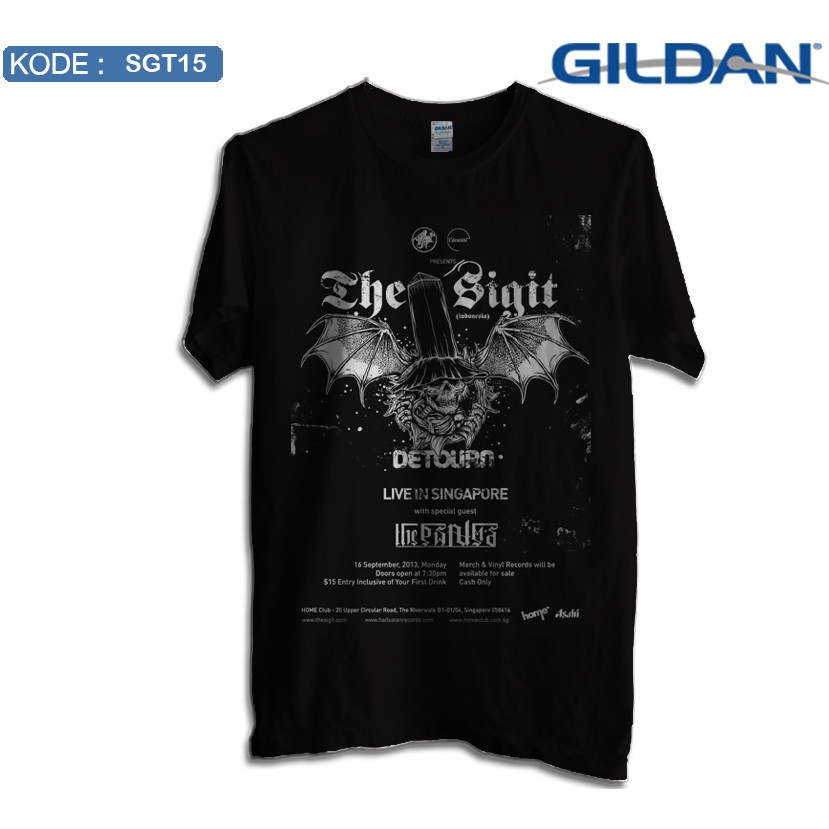 Kaos the sigit live in singapore / kaos original gildan softstyle