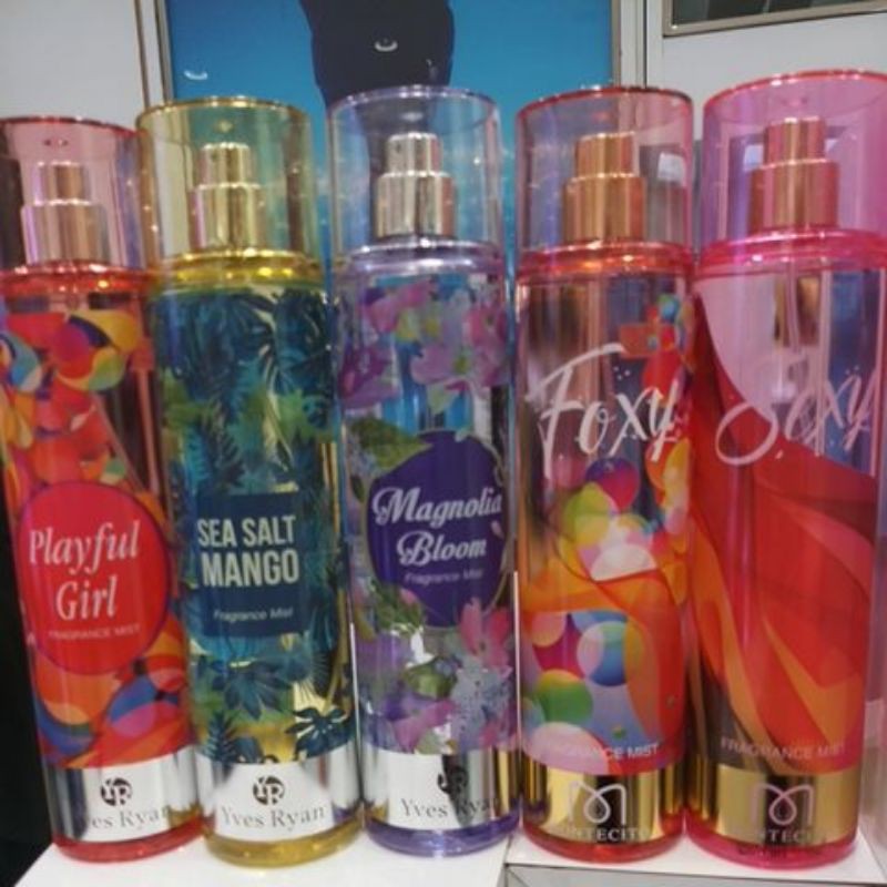 body fragrance mist yves ryan