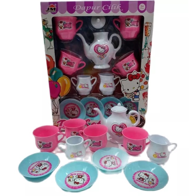 MAINAN ANAK CANGKIR PLAY SET MAINAN TEKO CANGKIR PIRING SET TEA TIME