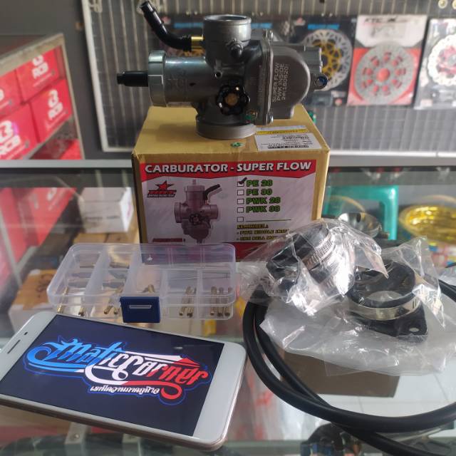 Karburator PE 28 BRT SUPER FLOW ORIGINAL