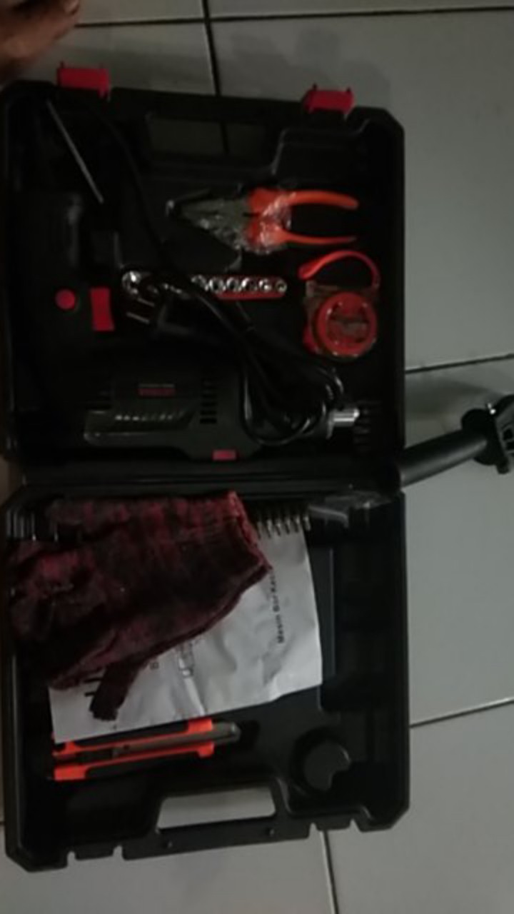 Mesin Bor 10mm Model Maktek Merk Uchiha Qualiti Japan Bolak Balik Besi Kayu Tembok