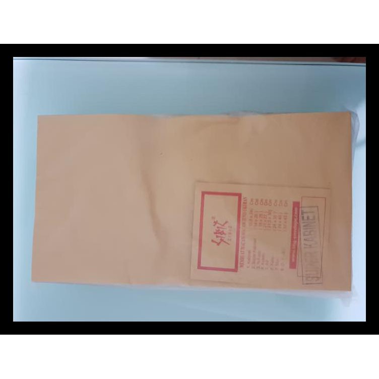 

Amplop Coklat Ukuran Super Kabinet (1Pack Isi 100Pcs) Boom Sale