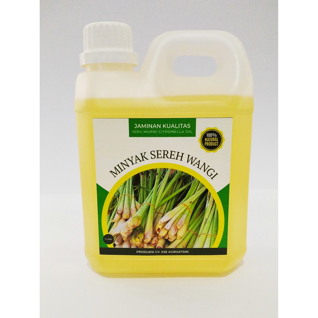 1 LITER - MINYAK SEREH WANGI MURNI | CITRONELLA OIL