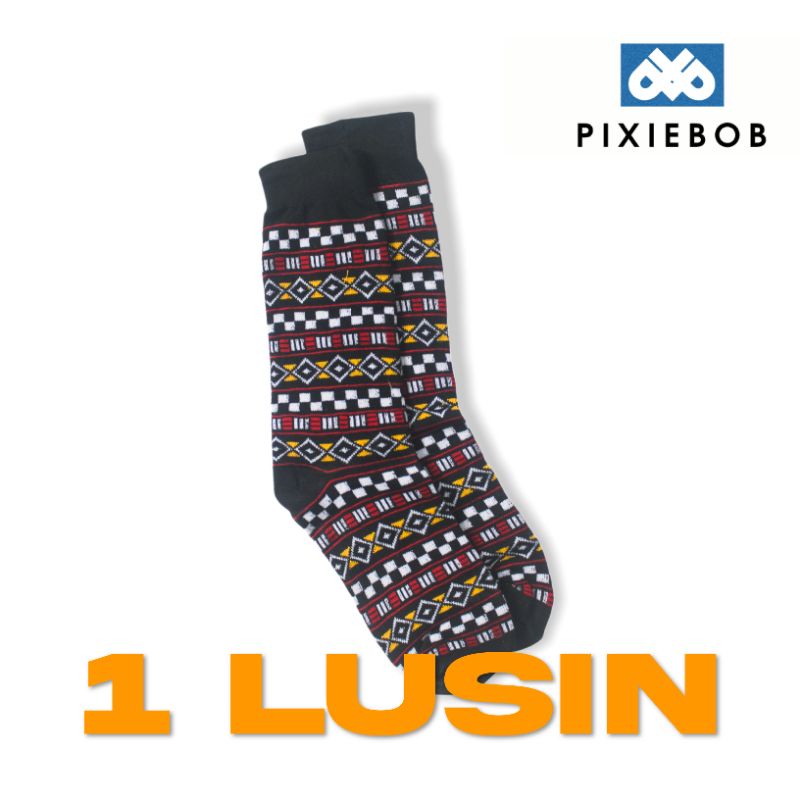 Kaos Kaki Motif Tribal Pattern Kaos Kaki Oldschool Perlusin Grosir