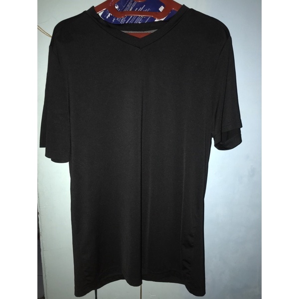 [Thrift] Kaos Lengan Pendek Hitam/ Kaos Olahraga hitam