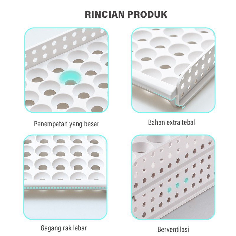 Jebelgrosir Kotak Telur / Rak Tempat Penyimpanan Telur Rak Telur Plastik 1 Tingkat Egg Box 84