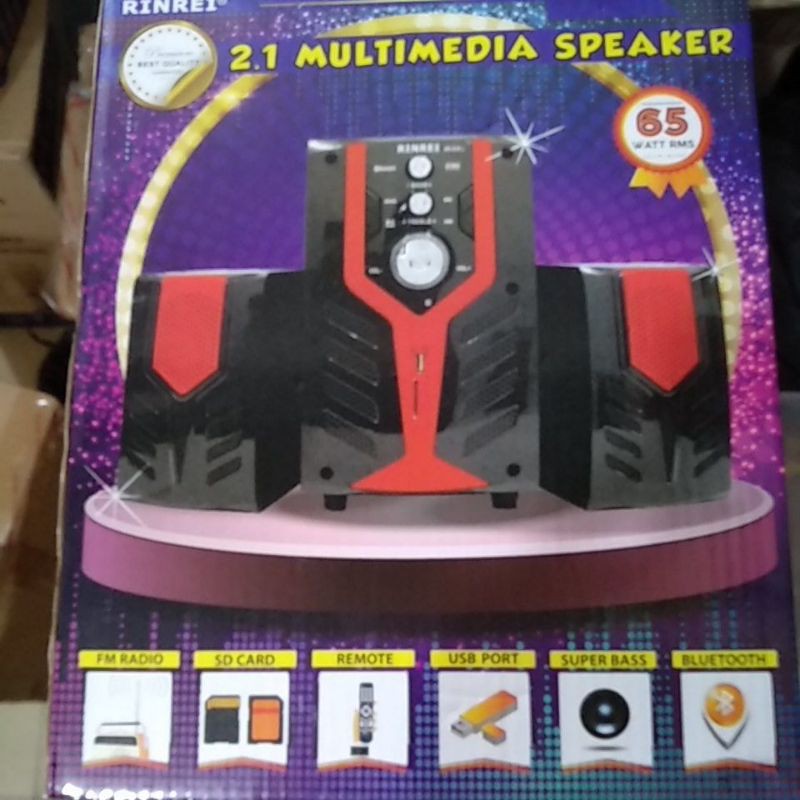 SPEAKER MULTIMEDIA RINREI 878 B 65W