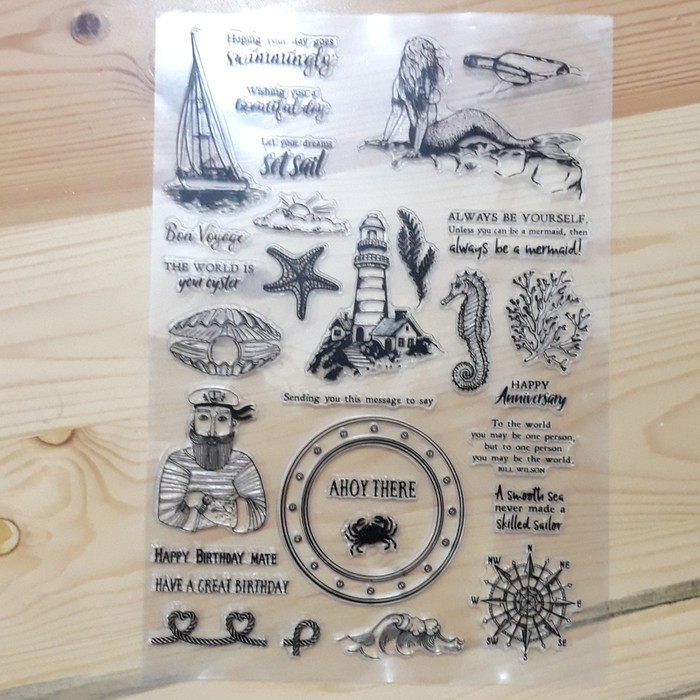 

Clear stamp - Ahoy there (very big size)