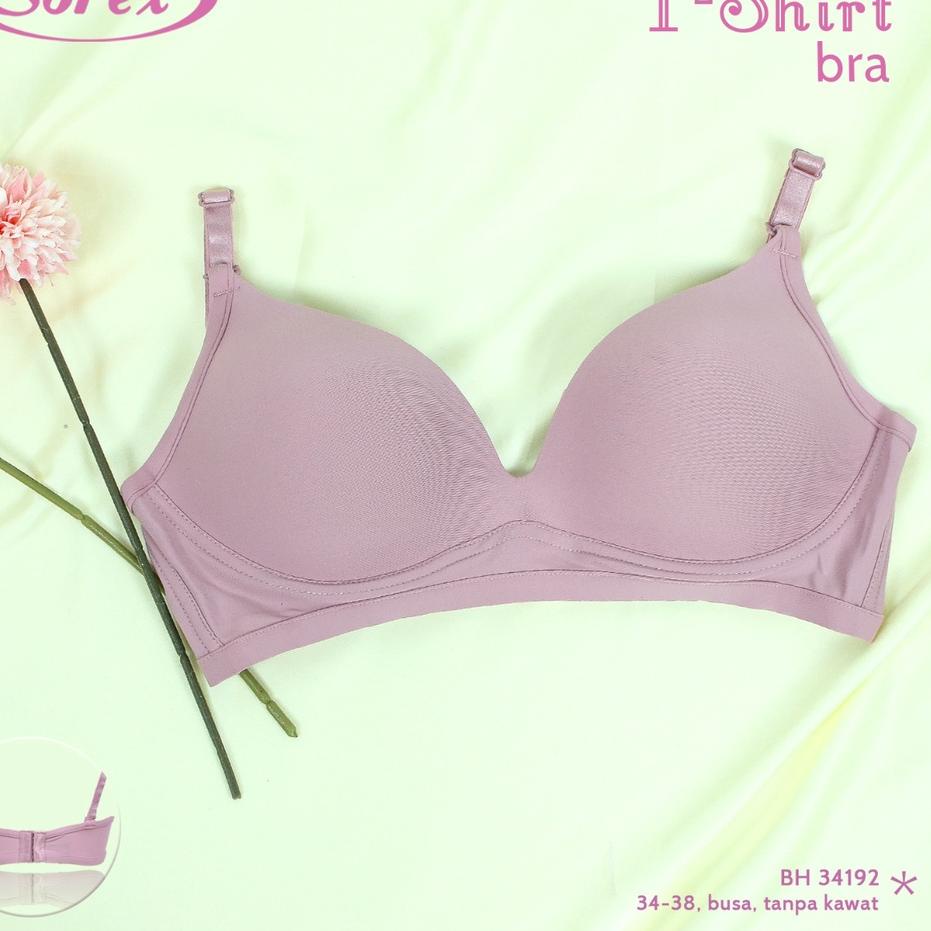 Special Price.. Sorex T-shirt Bra Polos Busa Tanpa Kawat Kait 3 Setara Cup B BH Harian 34192