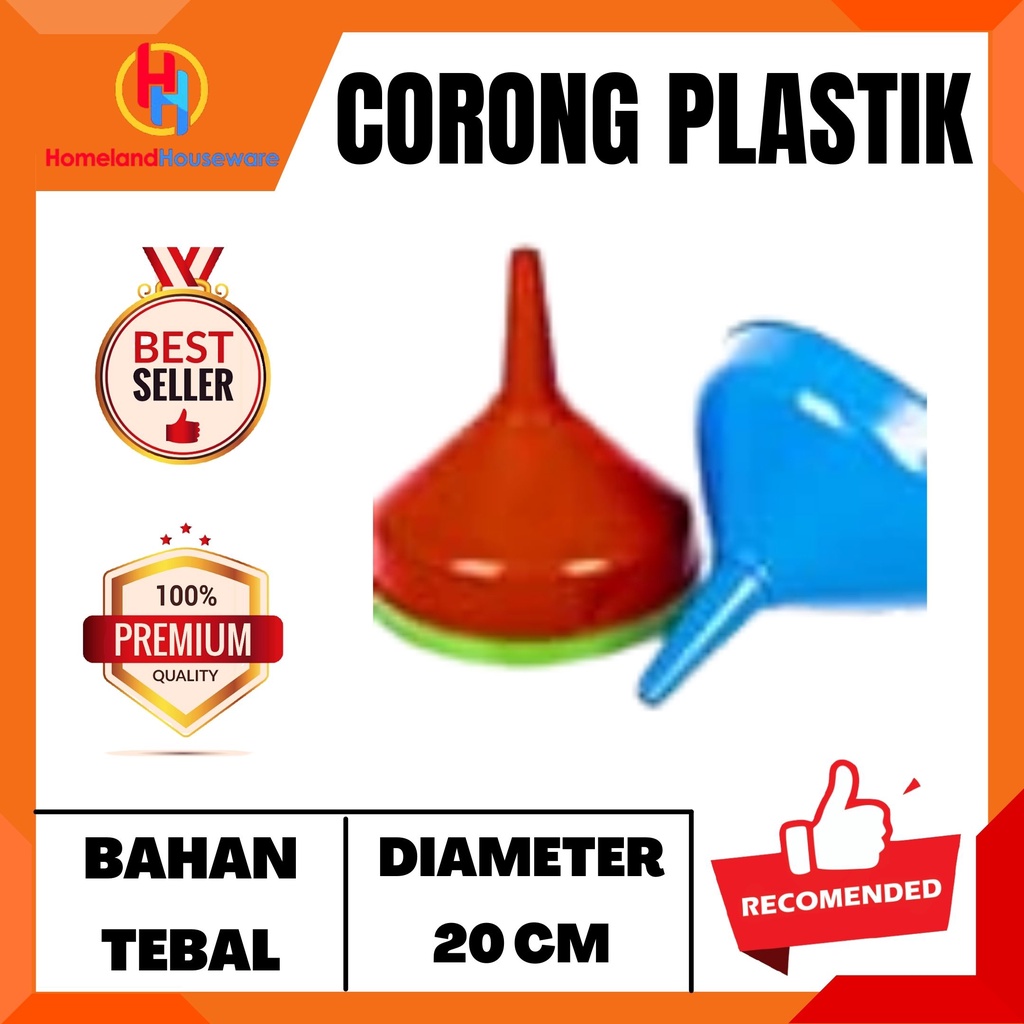 (SIAP KIRIM) CORONG 20 MERCURY/ CORONG PLASTIK/ CORONG BESAR