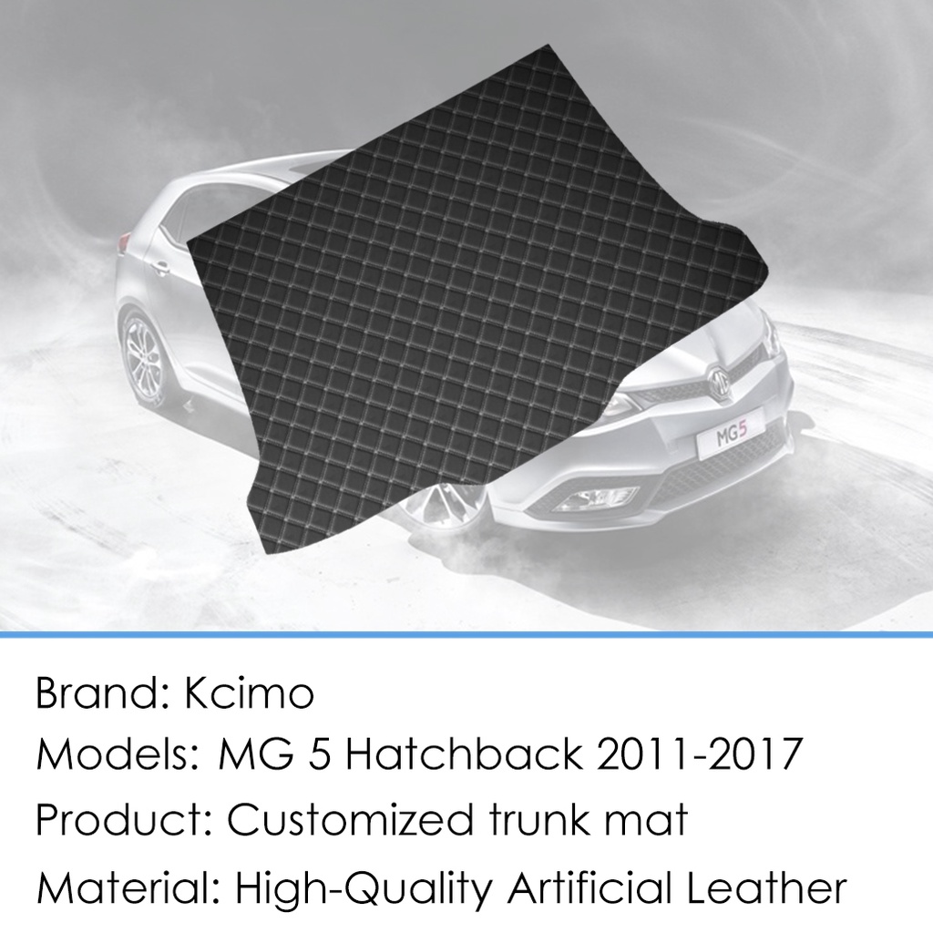 Matras Bagasi Mobil Bahan Kulit Untuk MG 5 Hatchback 2011 2012 2013 2014 2015 2016 2017