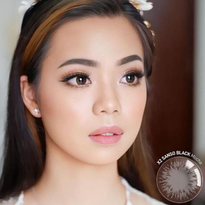 Softlens minus cokelat dark brown X2 sanso Black Mocha