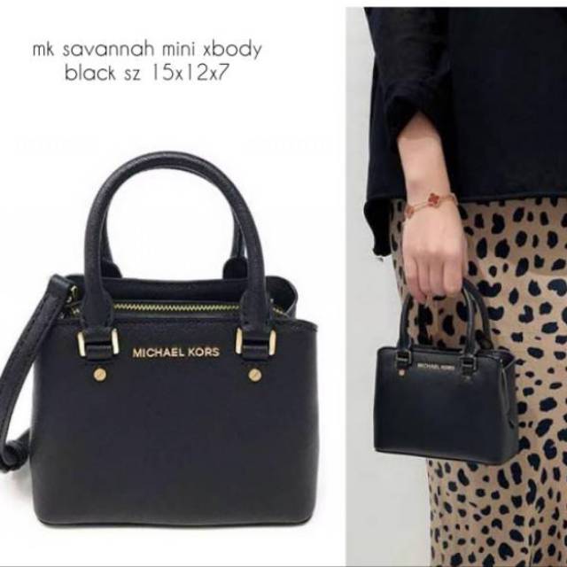 michael kors giftables savannah mini crossbody