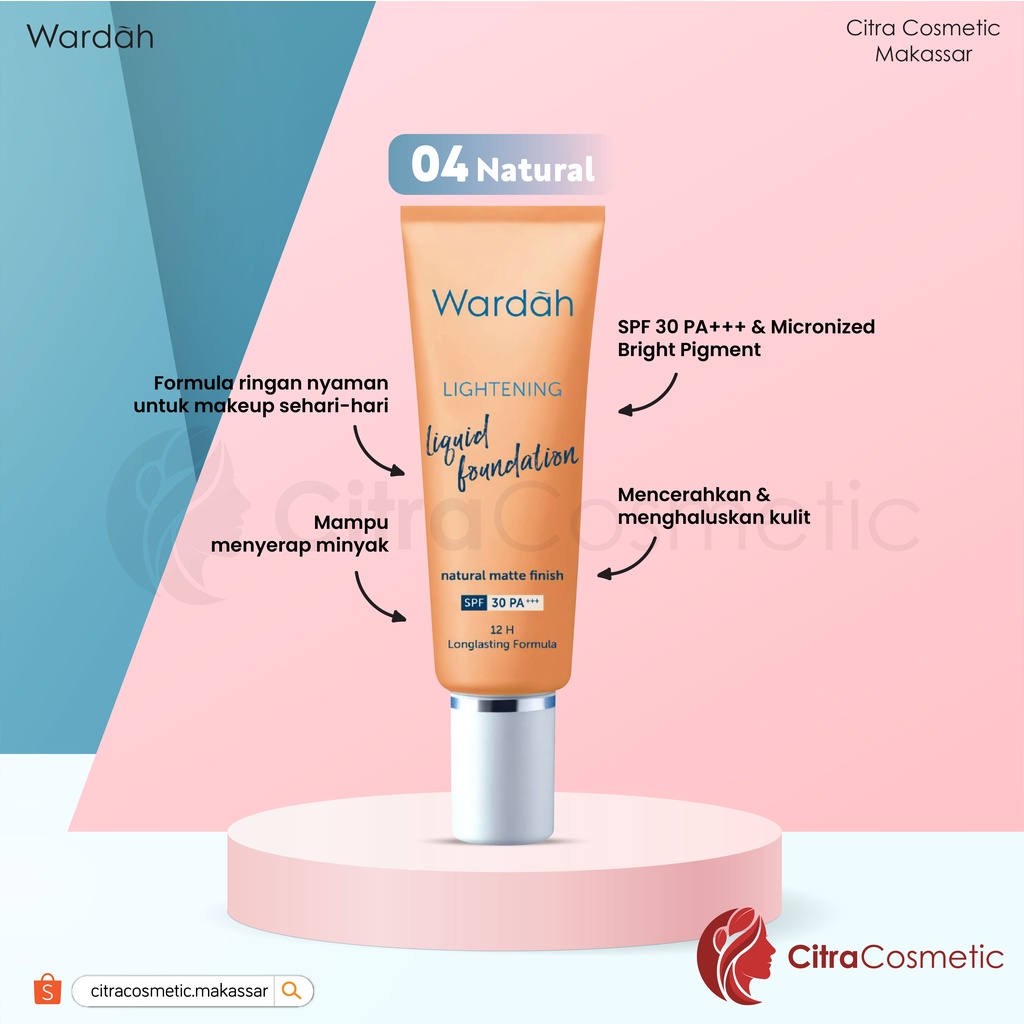 Wardah Lightening Liquid Foundation