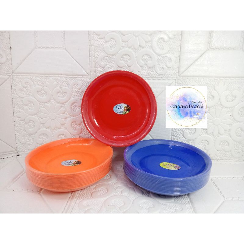 grosir piring snack 1 Lusin | Lepek 1 Set ( 12pcs ) | Tatakan Gelas | Piring Kecil Ar Produk