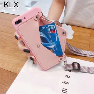 Soft Case Dengan Dompet Kartu Untuk Oppo A93 Reno 4F A53 