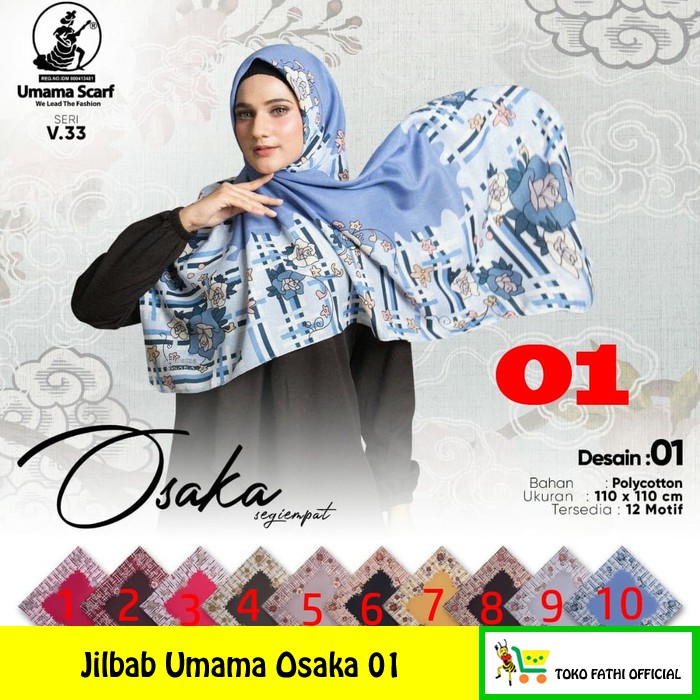 Jilbab Umama Scarf Desain Osaka 01