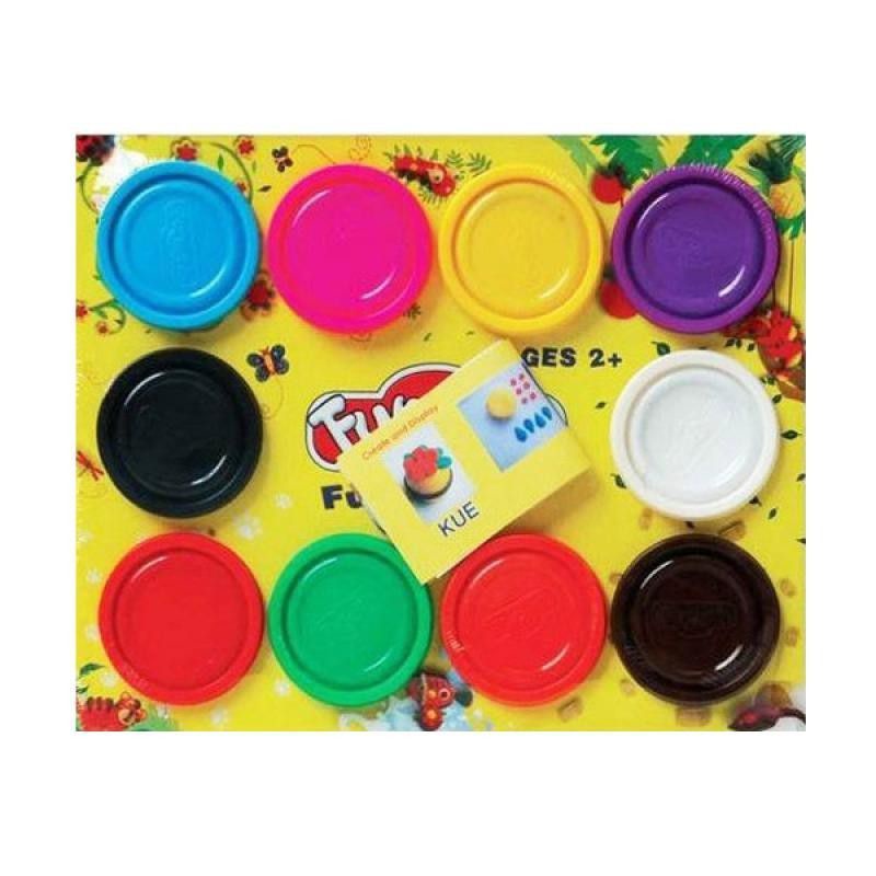 Mainan Playdoh Fundoh Anak isi 10 Mix Warna Warni Mainan Edukasi Anak Mainan Sensorik Motorik Anak