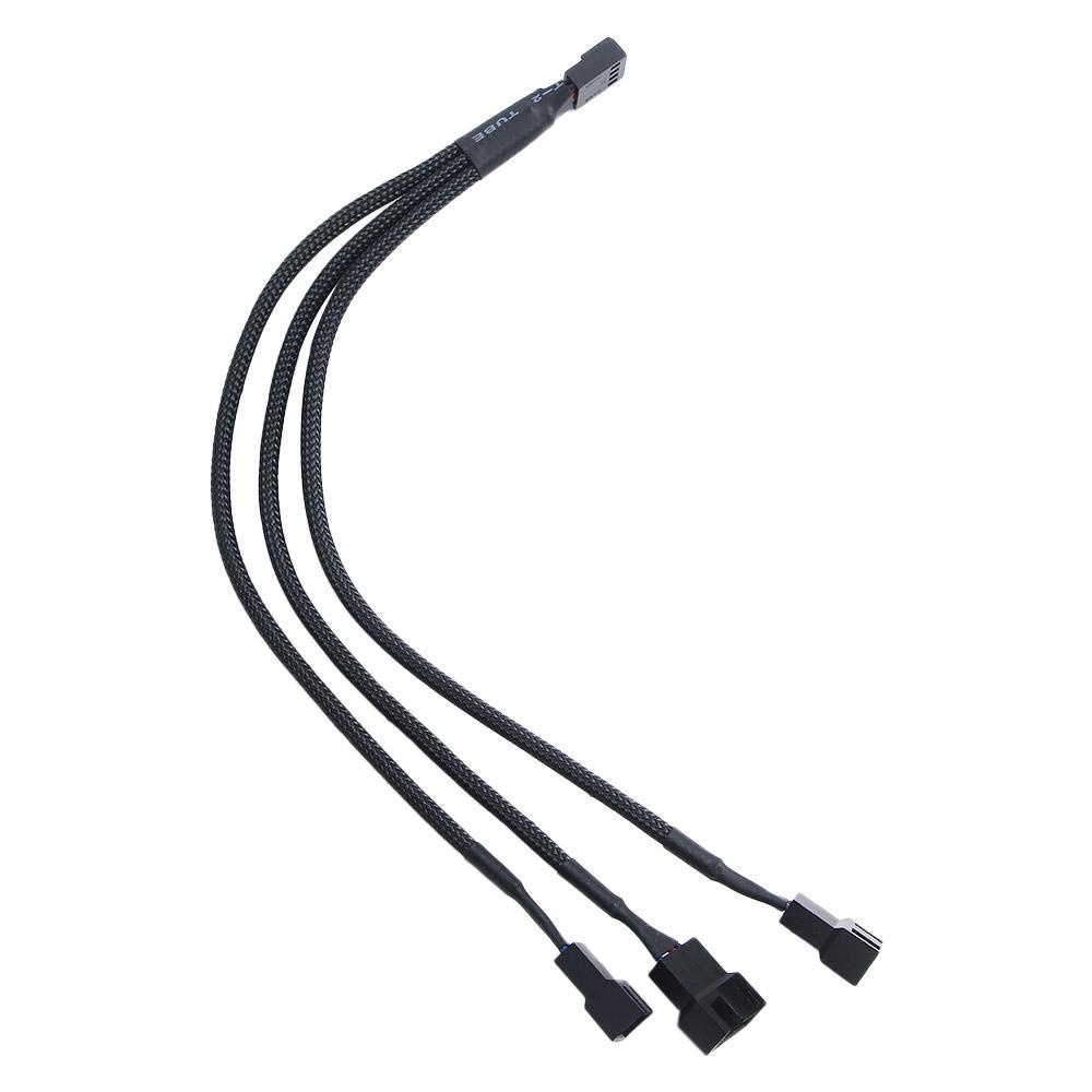 Lanfy Kabel Ekstensi 4pin Tembaga Kaleng High Quality Cooling Fan Cable 1point 3kabel Adaptor Kabel Motherboard Konektor Kabel Motherboard PWM