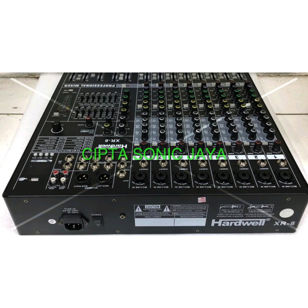 Mixer Hardwell XR 8 Original 8 Channel XR8