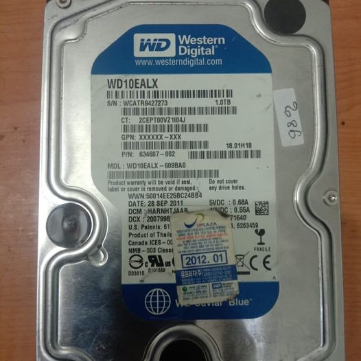 Harddisk Komputer SATA 1TB bekas
