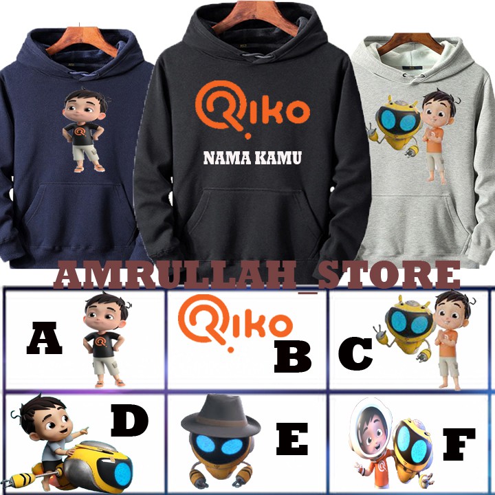 jaket Anak Riko The Series / hoodie Riko The Series Anak / sweater Anak Islami / jaket Islami Anak