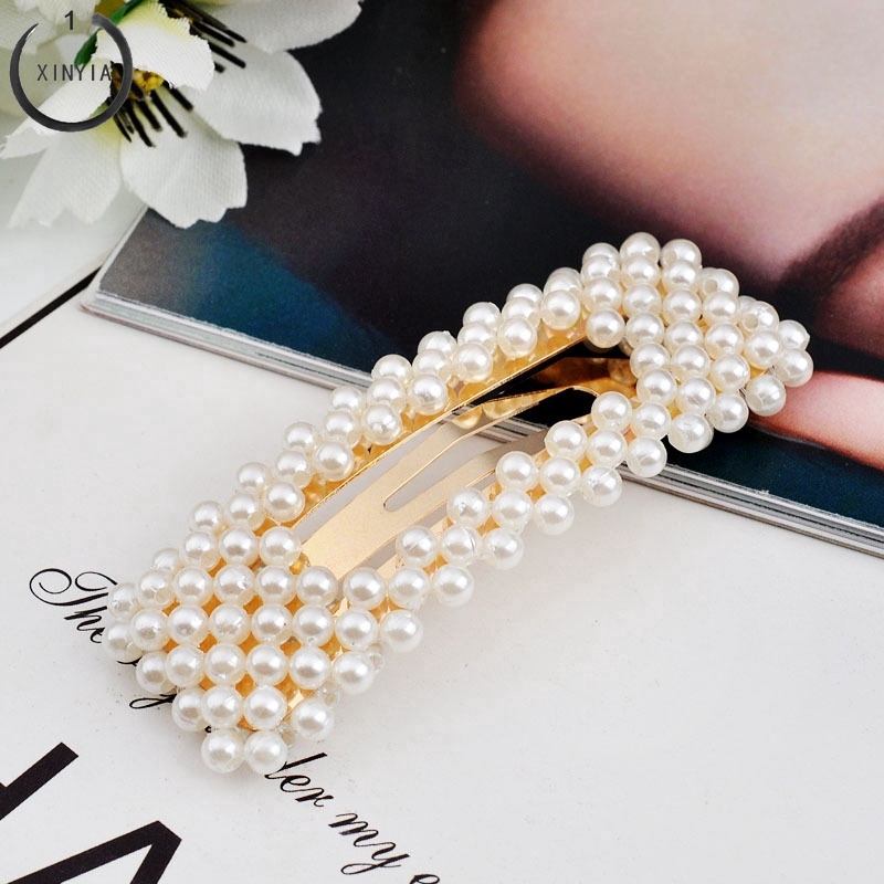 Korean pearl hairpin hot bangs clip