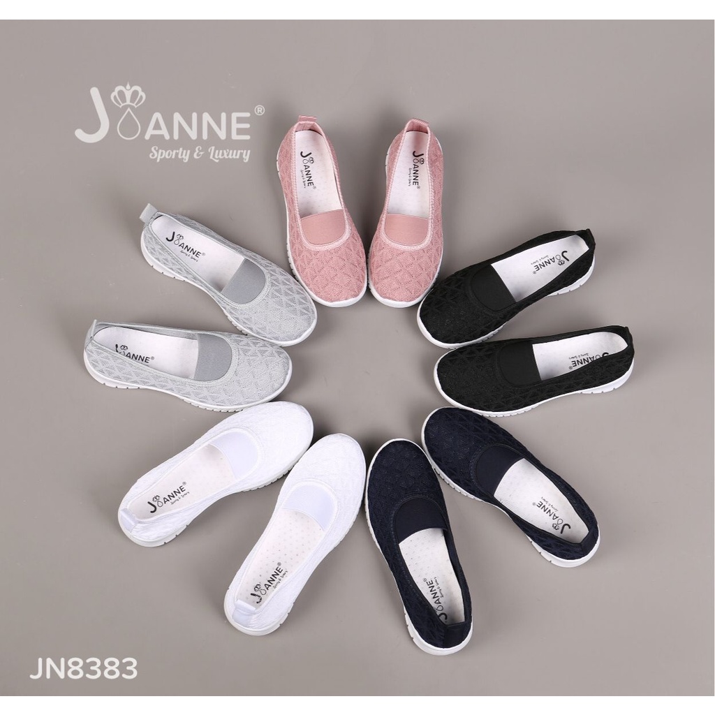 JOANNE FlyKnit Flat Shoes #JN8383 ORIGINAL