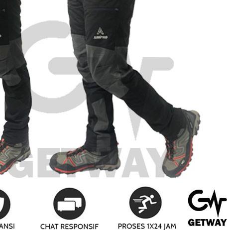 ➺ Celana Gunung Pria Cowok Hiking Panjang Outdoor Outdor Quickdry Cepat Kering Waterproof Merk Aimpr