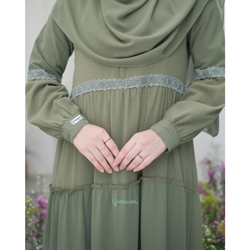 Greenism Gamis Clarinda Quality Premium Syari'i