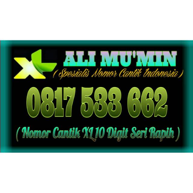 Nomor cantik XL 10 DIGIT ( 0817 533 662