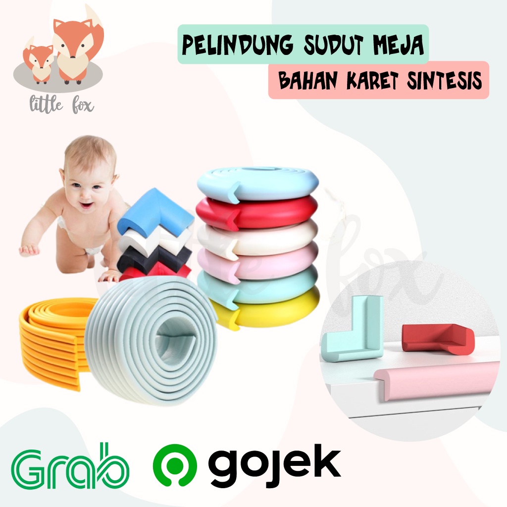 PELINDUNG SUDUT MEJA / PENGAMAN UJUNG MEJA TODDLER WALKING BAYI BELAJAR JALAN MERANGKAK