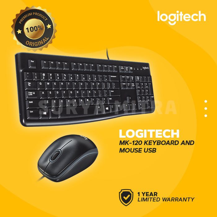 Keyboard Mouse Logitech Classic MK120