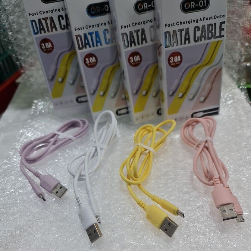 Kabel data macaron type B micro USB