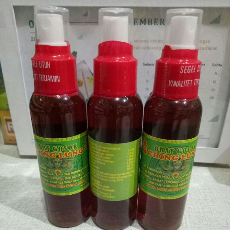 obat gosok ching lung/yok ciu 100ml ASLI