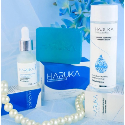Paket Lengkap Premium Brightening Skin Care Pemutih Haruka White Expert Series - Seputih Haruka