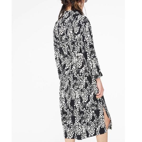 ST 0509 MONKI BELTED SHIRT DRESS - LION PRINT ##