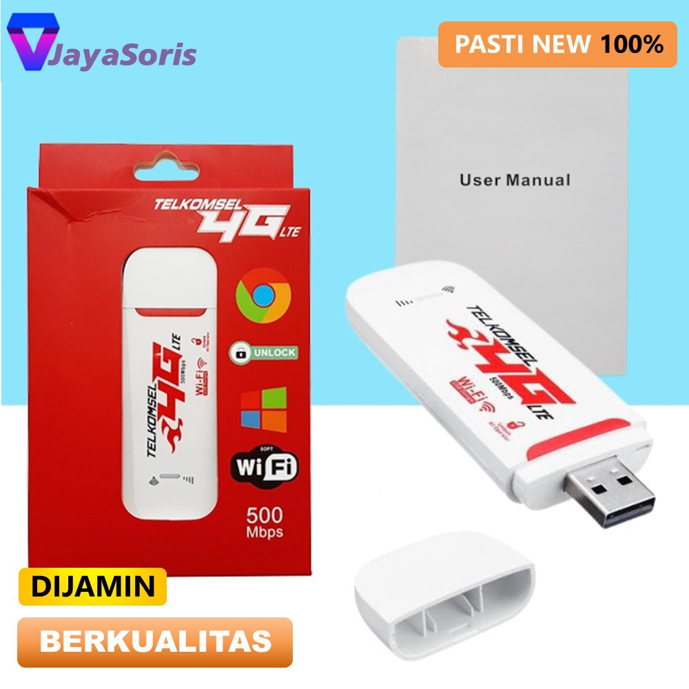 Modem Wifi Telkomsel Portable 4G Modem Mifi USB Unlock All operator Router 4G Sim Card 500mbps JS49