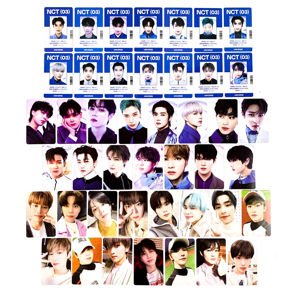 [sharing] NCT Universe MD - NCT ID CARD + PHOTOCARD SET