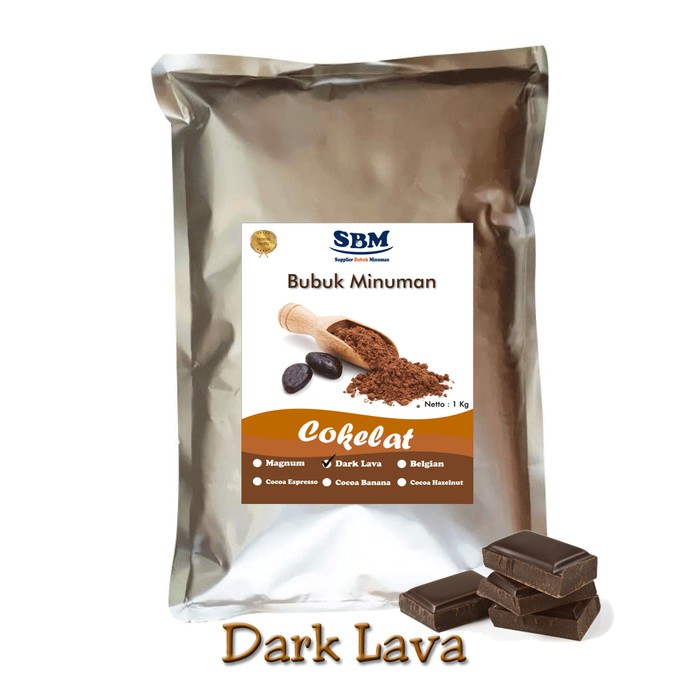 

Bubuk Minuman Dark Chocolate Lava Powder Drink Cokelat Premium Taste Coklat Cocoa