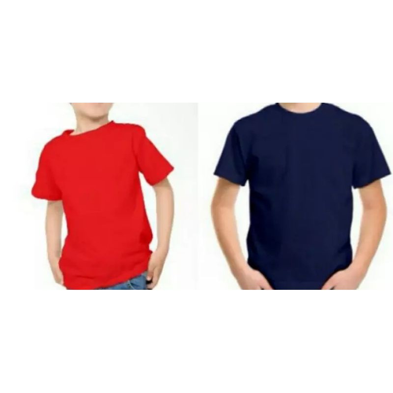 KAOS POLOS ANAK LAKI LAKI TERMURAH MERAH