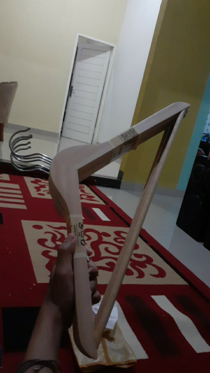 Original Ikea Hopa Gantungan Pakaian Set Isi 5, Kayu Eucalyptus Solid