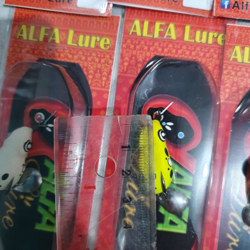 KODOK ALFA LURE 2.8CM, 3CM, 3.5CM, 4 CM/ SOFT LURE / SOFT FROG ALFA RULE