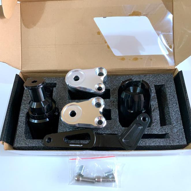 Terbaik Jalu Knalpot Jalu Slider Pelindung Knalpot Nmax/Pcx/Aerox 155/Lexi - Black Terbaik