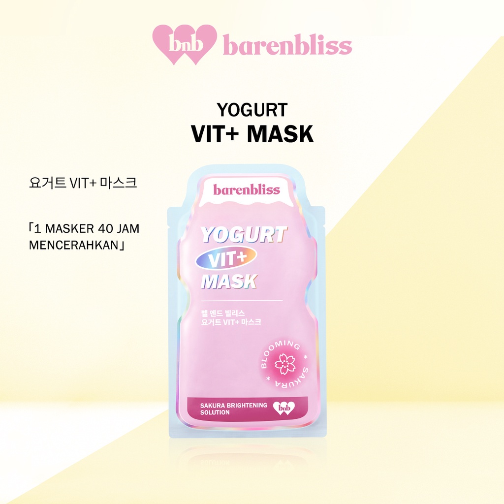 BNB barenbliss Yogurt Vit+ Mask - Calming Sheet Mask