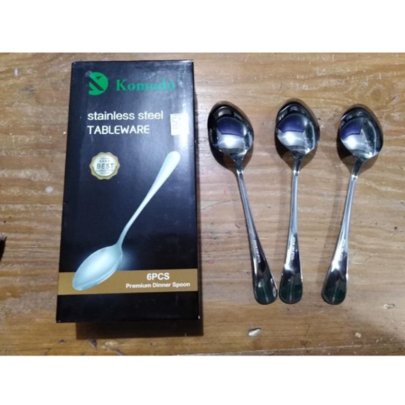 Sendok / garpu Stainless Steel Premium / Dinner Spoon Komodo stainless steel 304 original