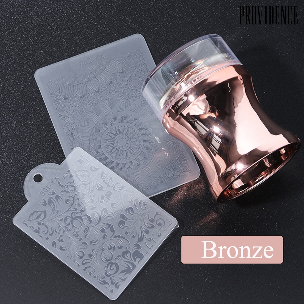 Providence 1 Set Nail Art Stamper Professional Different Patterns High Quality ABS New Style Nail Stamping Plates for Home