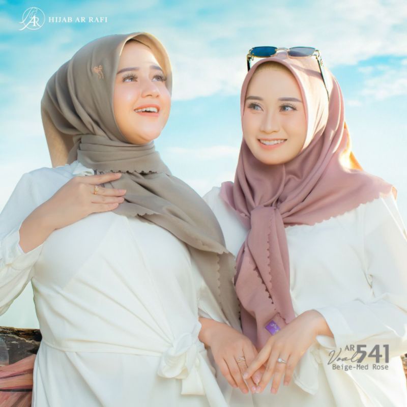 HIJAB ARRAFI AR 541 SEGI EMPAT SIMPLE TERLARIS TERBARU 2021