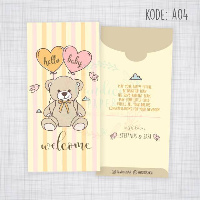 

Amplop angpao/ angpao babyborn series