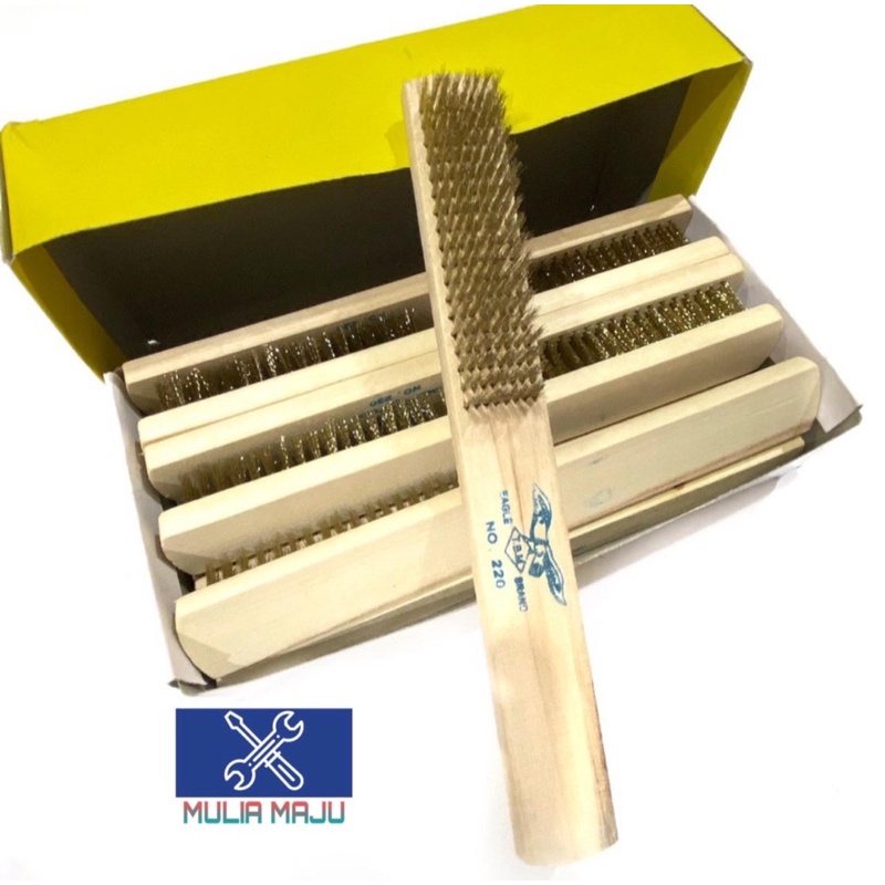 sikat kawat kuningan eagle 8 baris